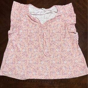 Como Blu Plus Size Women’s Ruffle Sleeve Top 2X